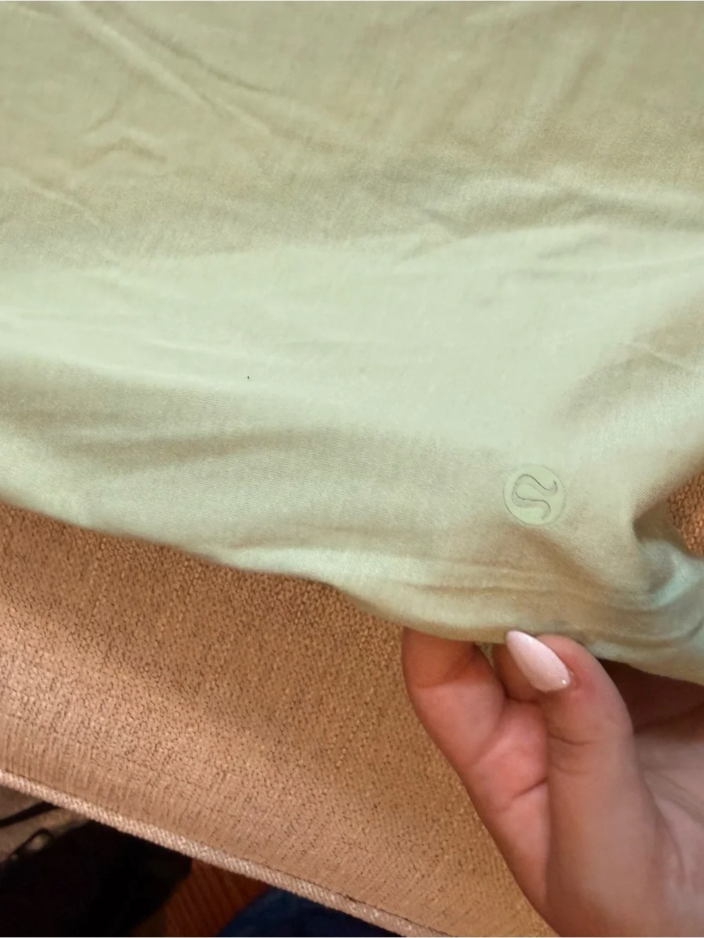 lululemon athletica Short Sleeve Tee in Light Sage Green